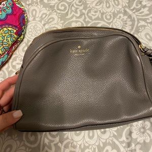 Grey Cross Body Purse